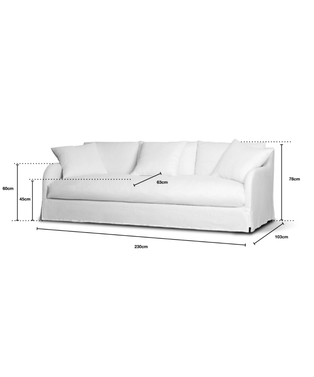 Canapé ninon naturel