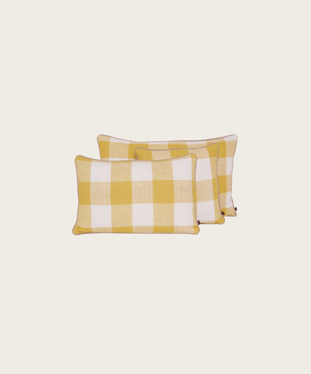 Housse de coussin palma paille
