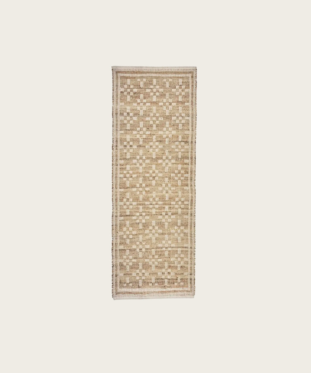 Tapis coureur beige