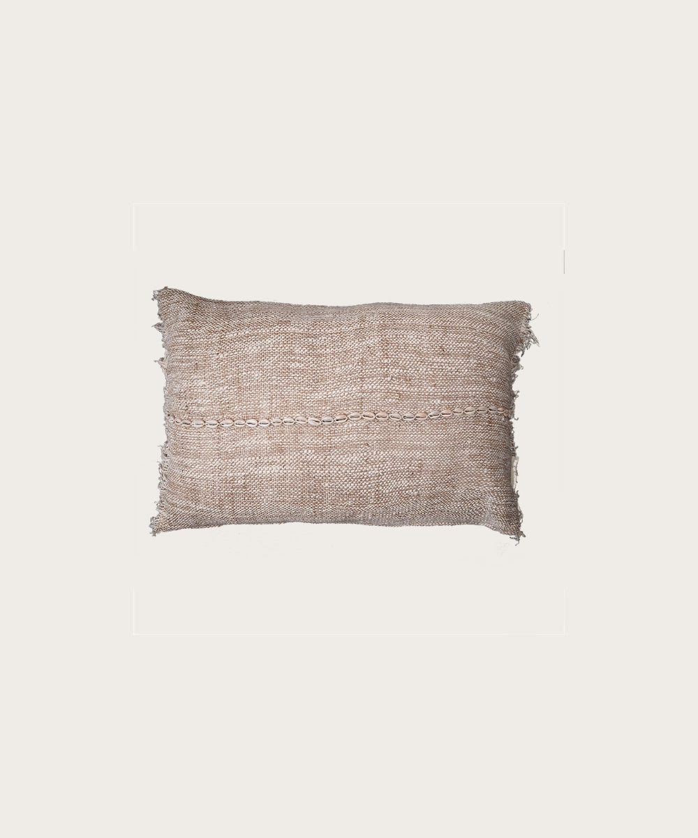 Housse 60x40 shell naturel