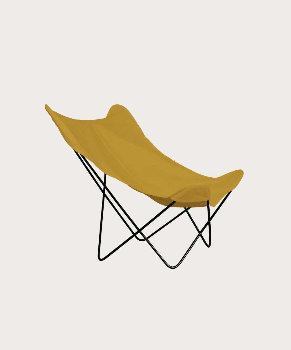 Housse papillon jaune