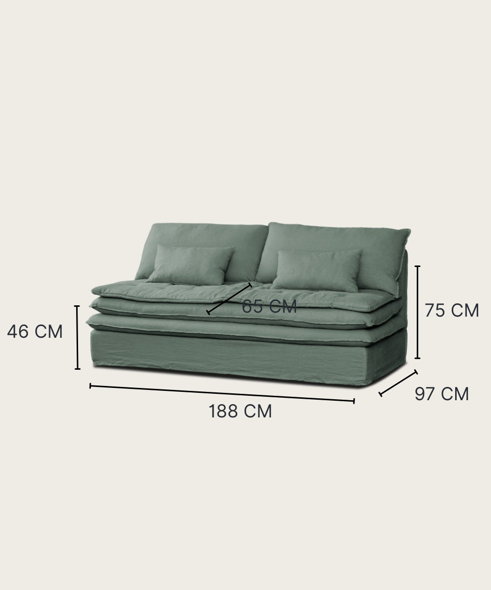 Canapé martha sauge