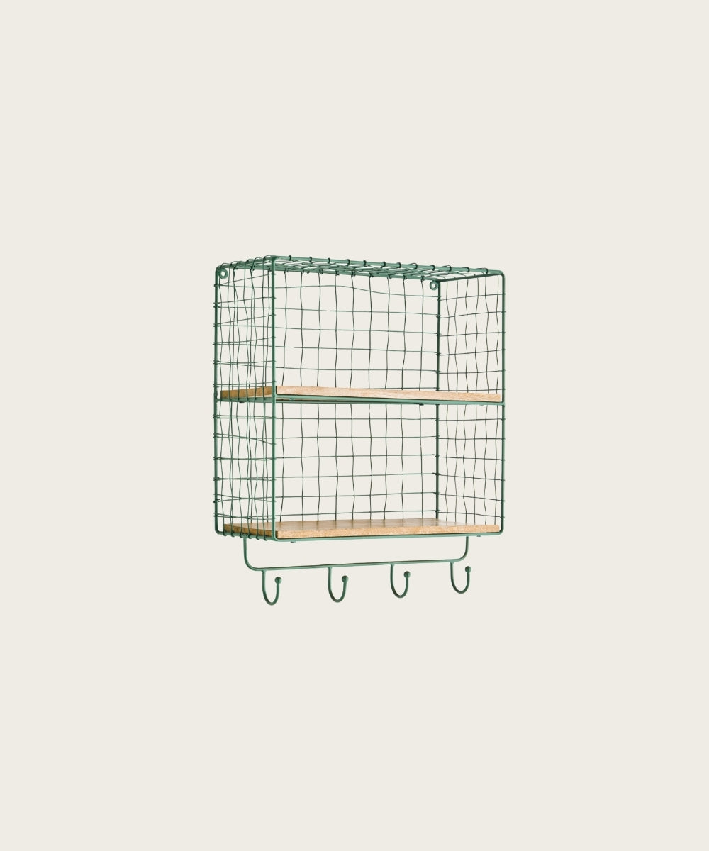 Etagere murale fer crochets