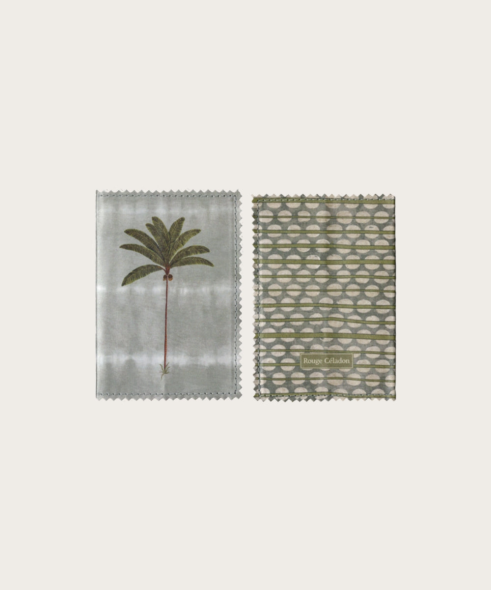 Etui passeport isis CELADON