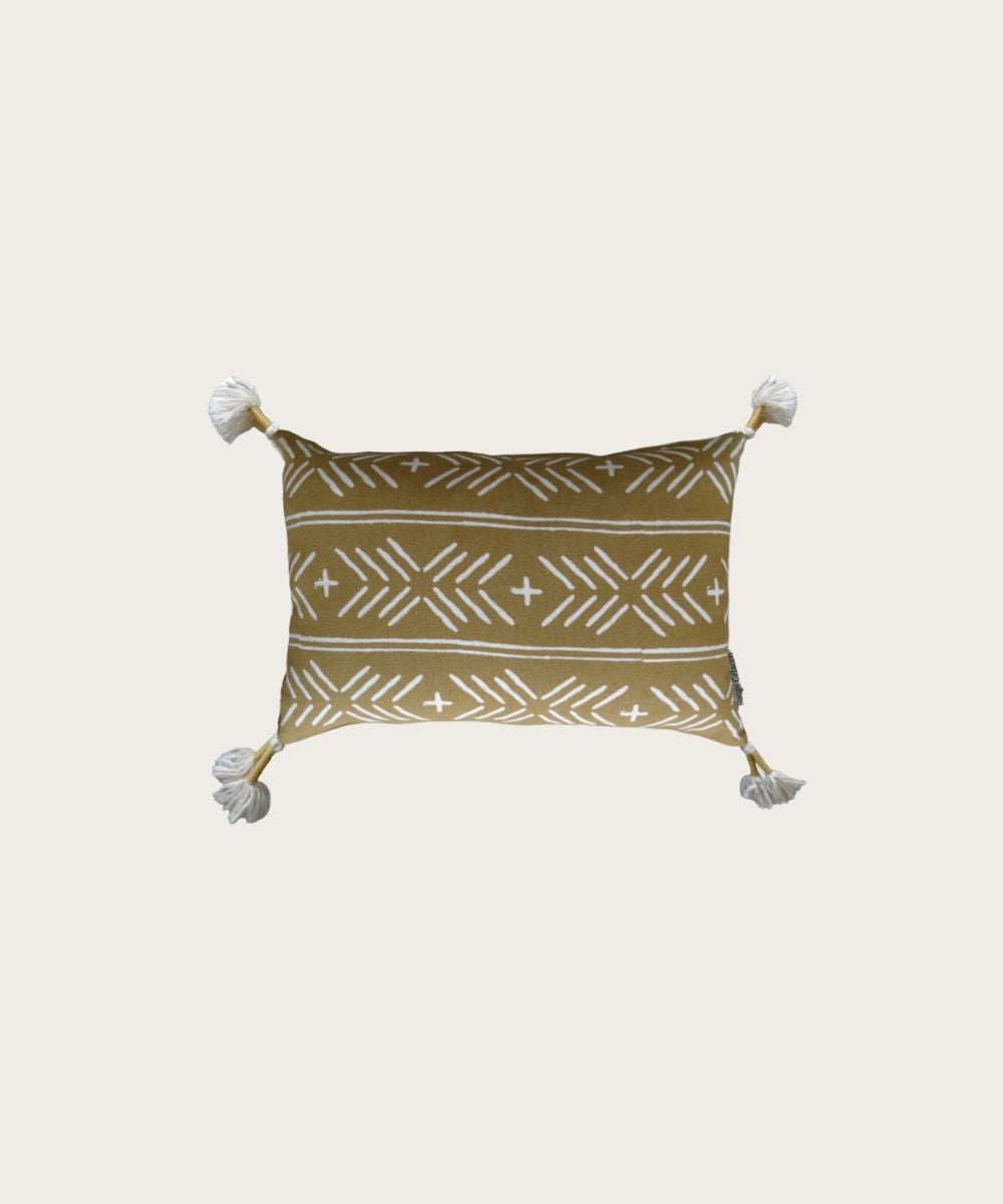 Housse de coussin mombasa BRONZE FONCE