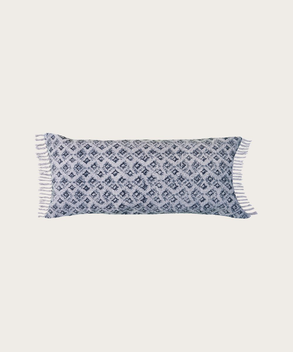 Housse de coussin rug cushion MAKABI BLUE