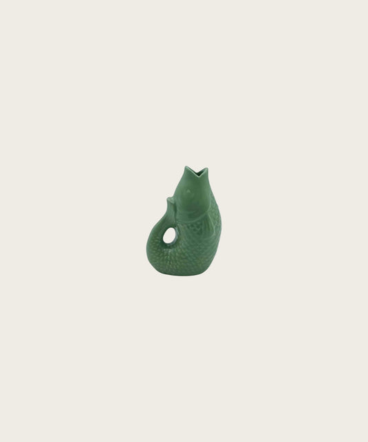 Vase ceramic poisson pm vert