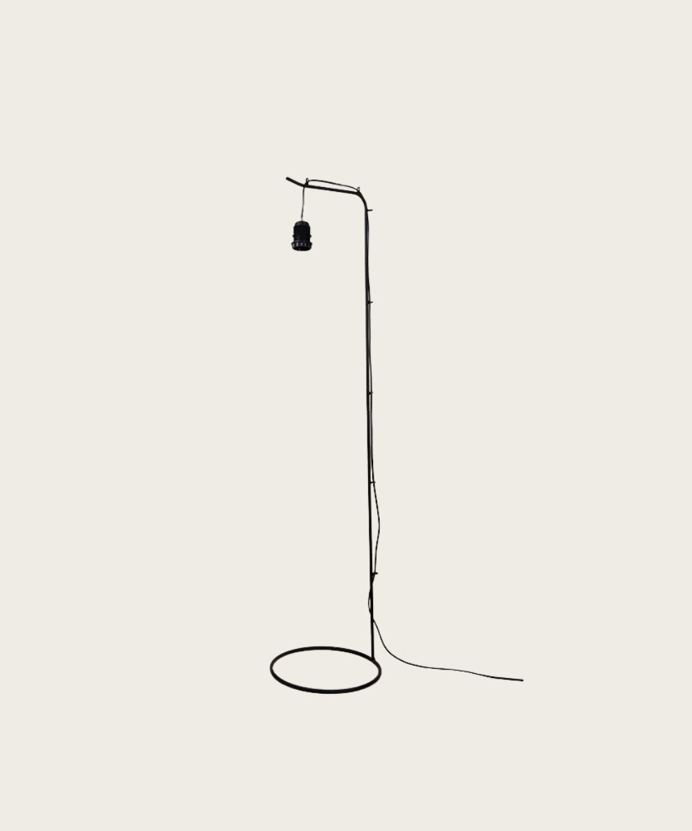 Pied de lampe potence h114 