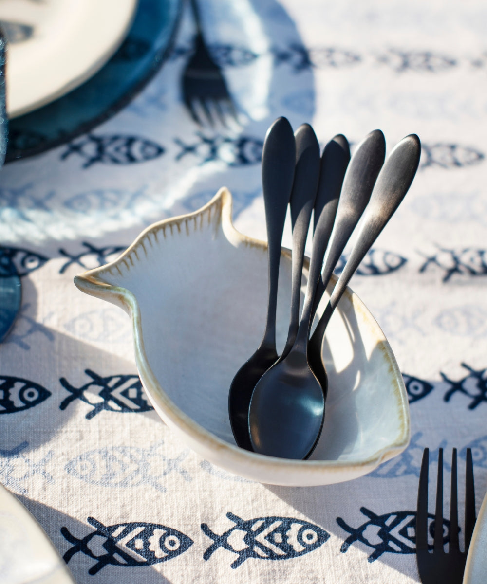 Plat poisson gres ocre