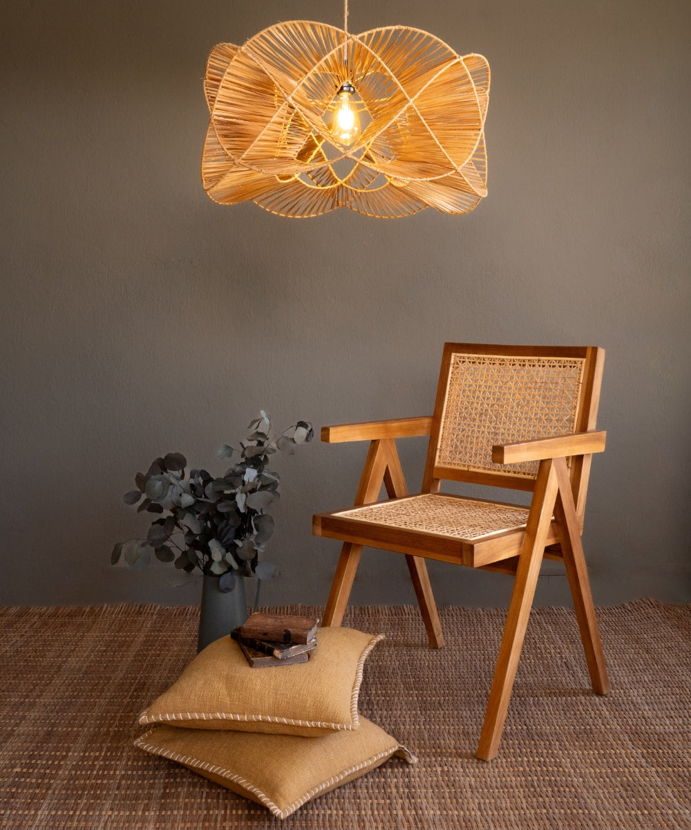 Chaise accoudoir cane