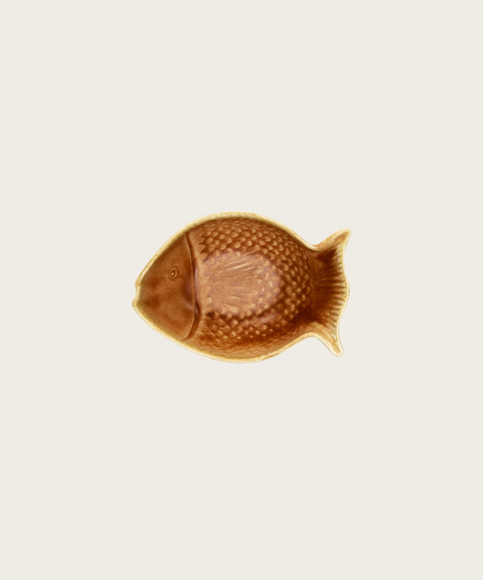 Plat poisson gres ocre