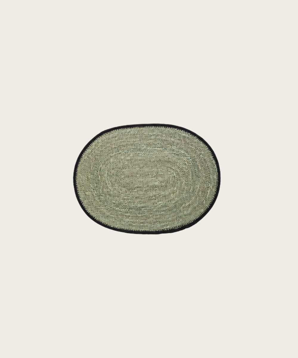 Set de table oval vert clair