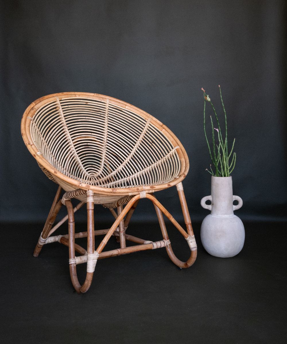 Fauteuil egg naturel