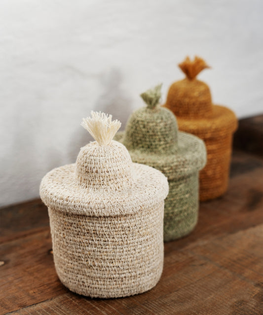 Panier couvercle blanc