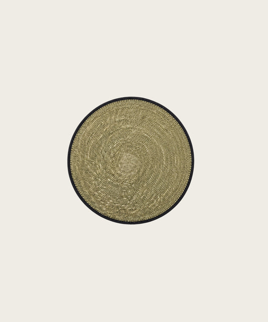 Set de table rond sauge