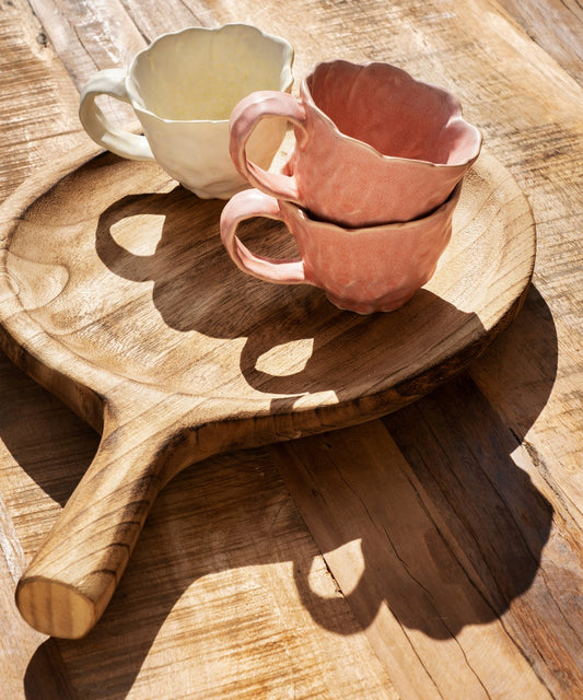 Tasse grès rose