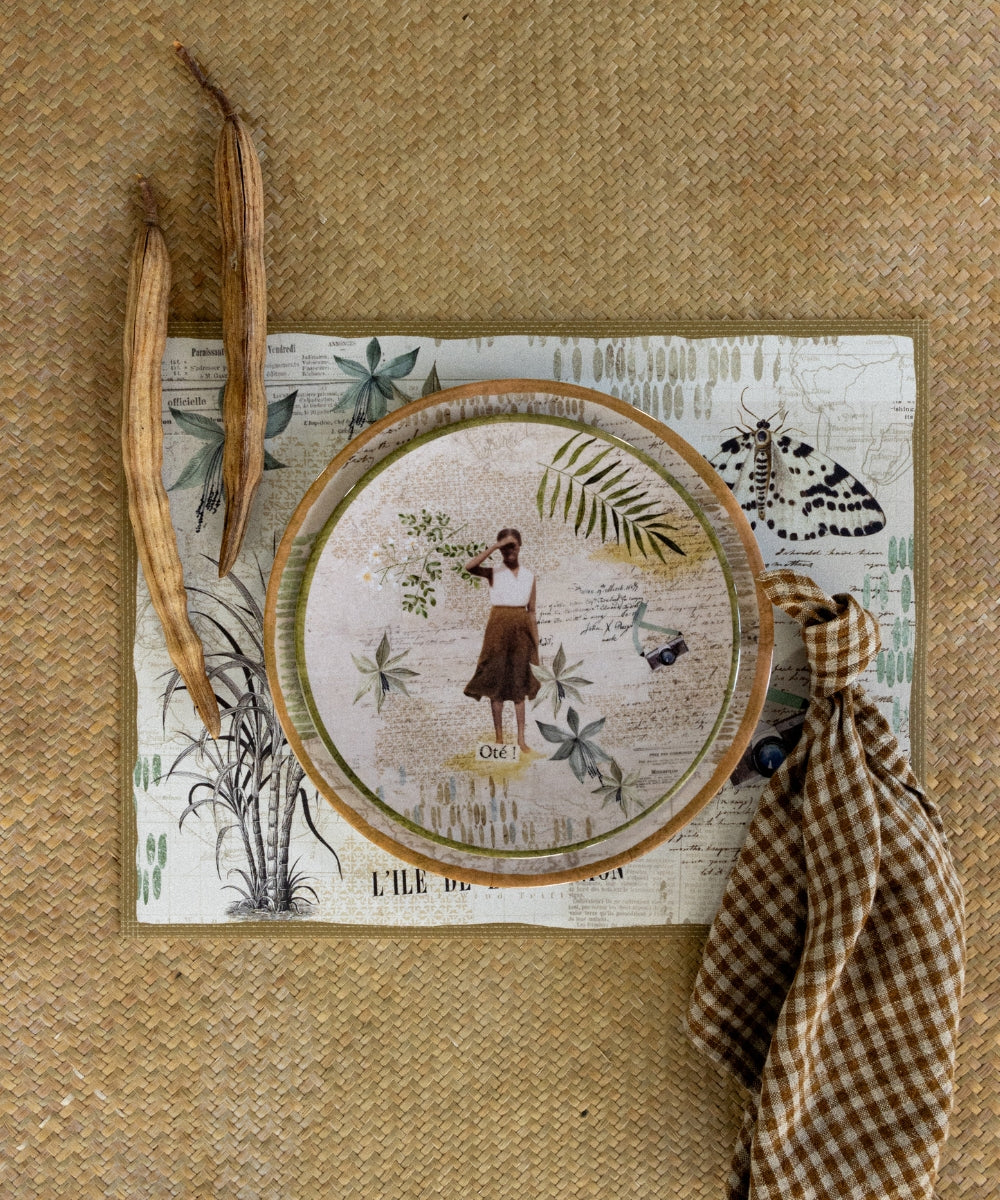 Assiette mélamine oté kafrine pm