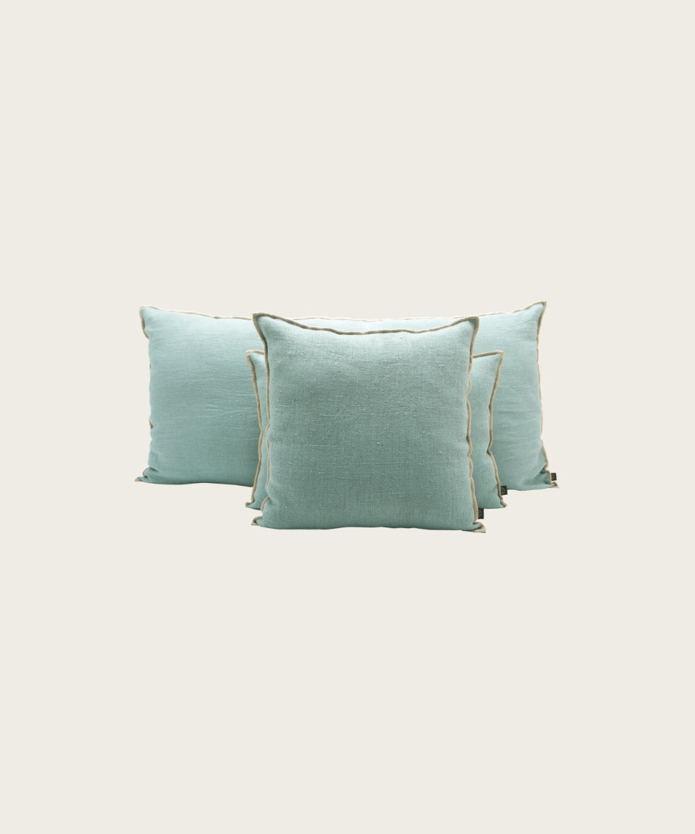 Housse de coussin chennai celadon