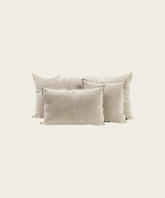 Housse de coussin chennai naturel