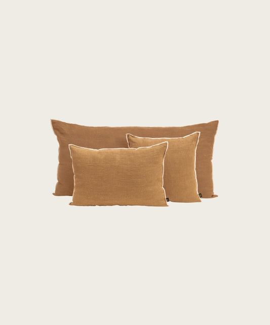 Housse de coussin chennai tabac