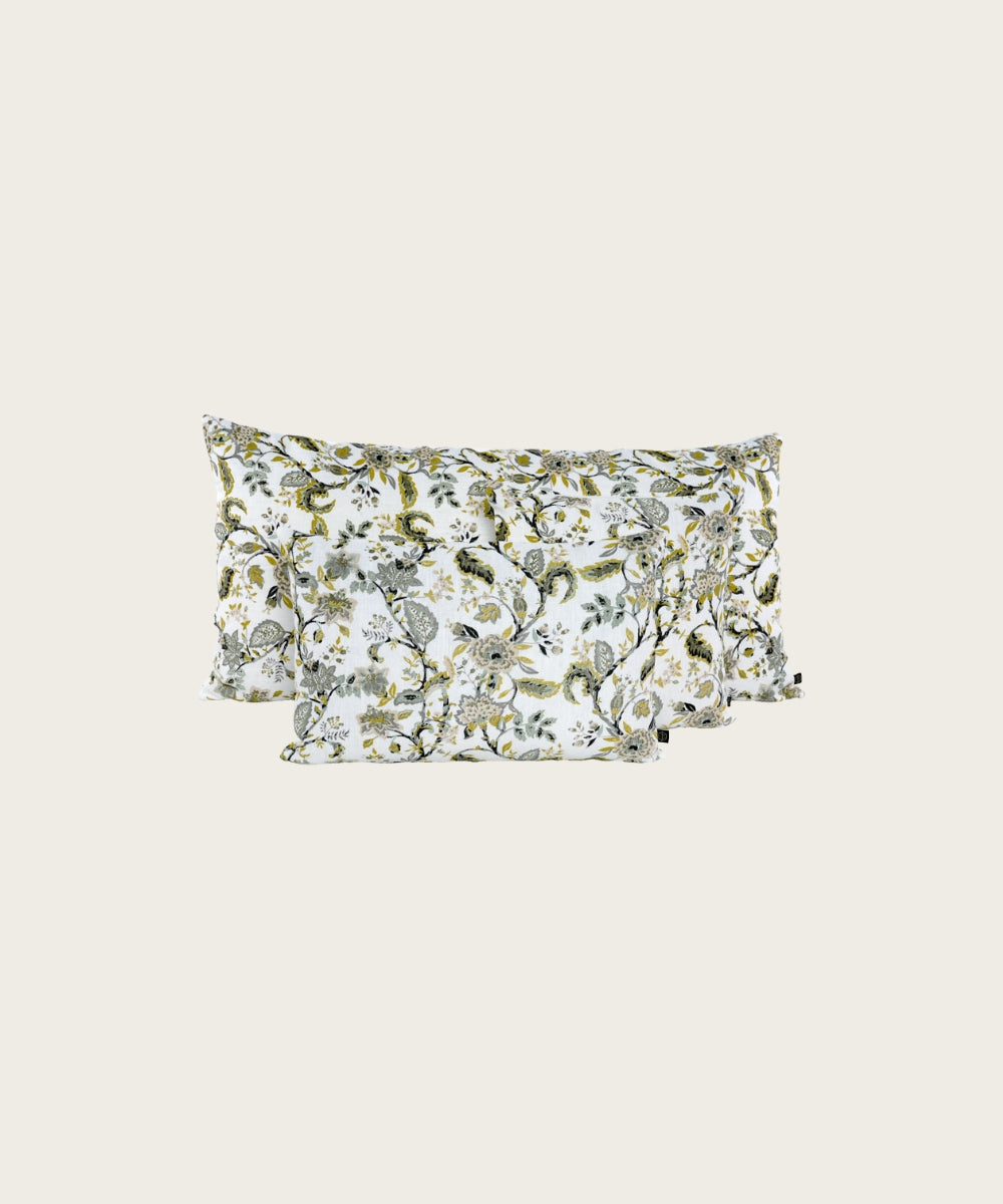 Housse de coussin mahe celadon 50x80