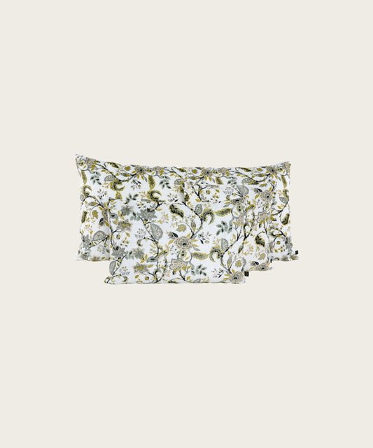 Housse de coussin mahe celadon 50x80