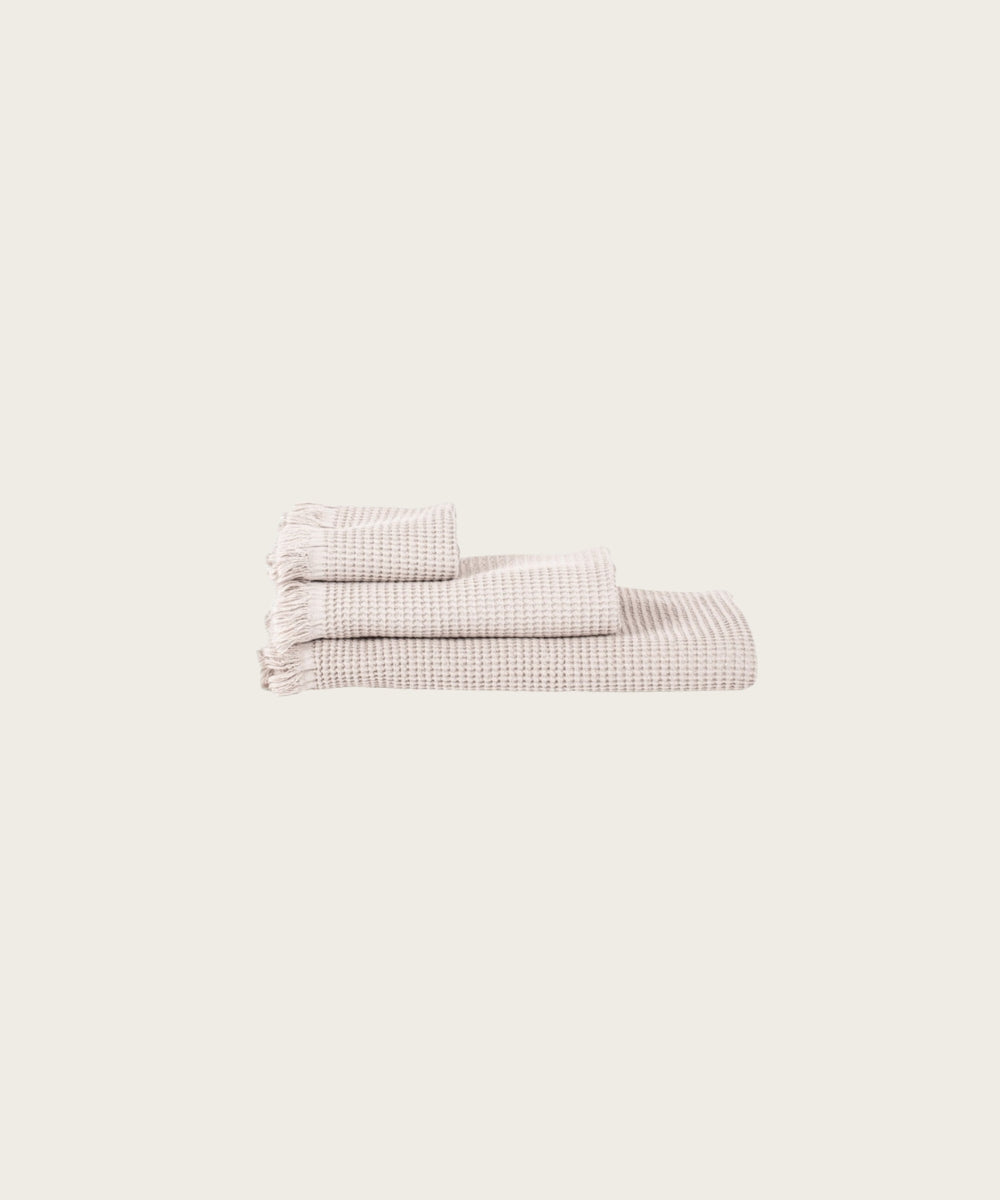 Serviette bain timor craie