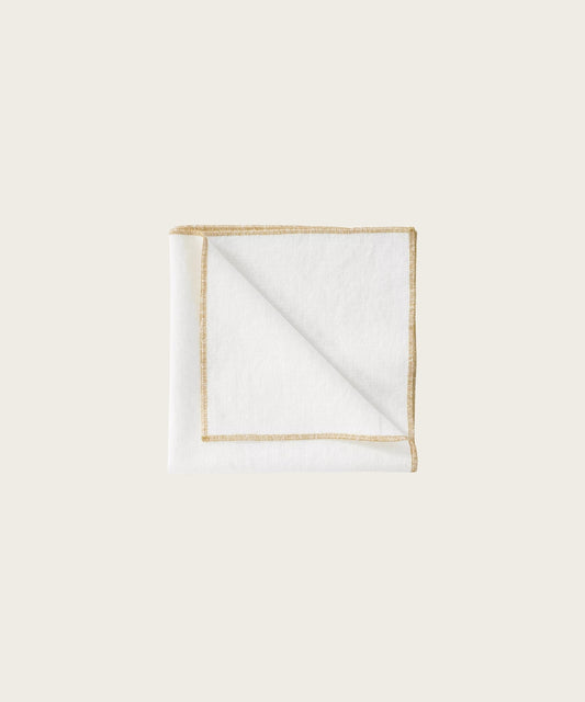 Serviette verone 40x40 blanc