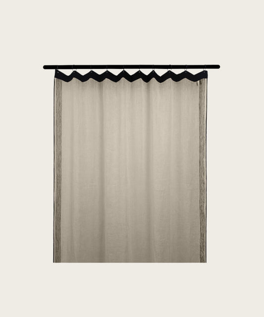 Rideau lazzo naturel