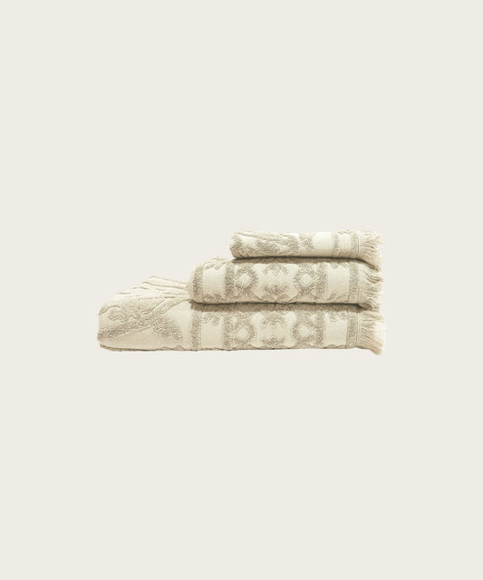 Serviette de bain ubud lin L100