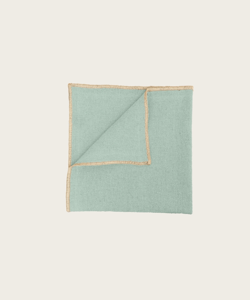 Serviette de table corte celadon
