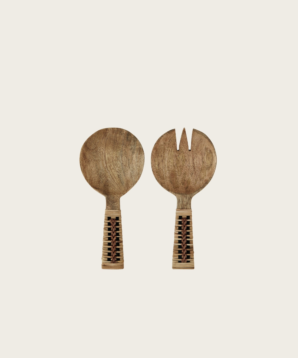 Service de table bois bambou
