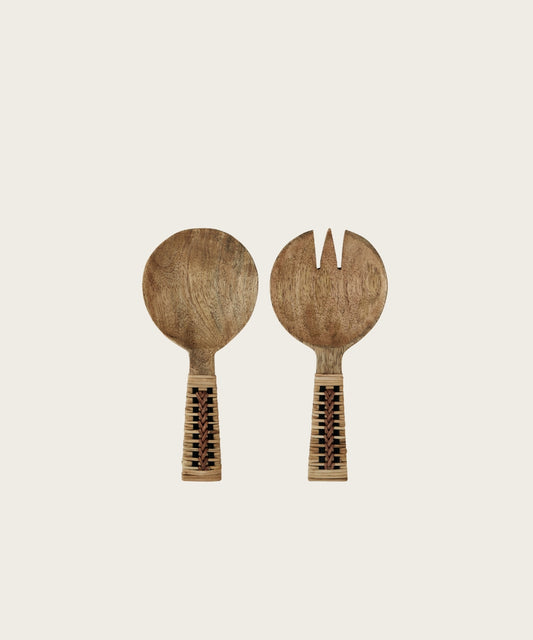 Service de table bois bambou