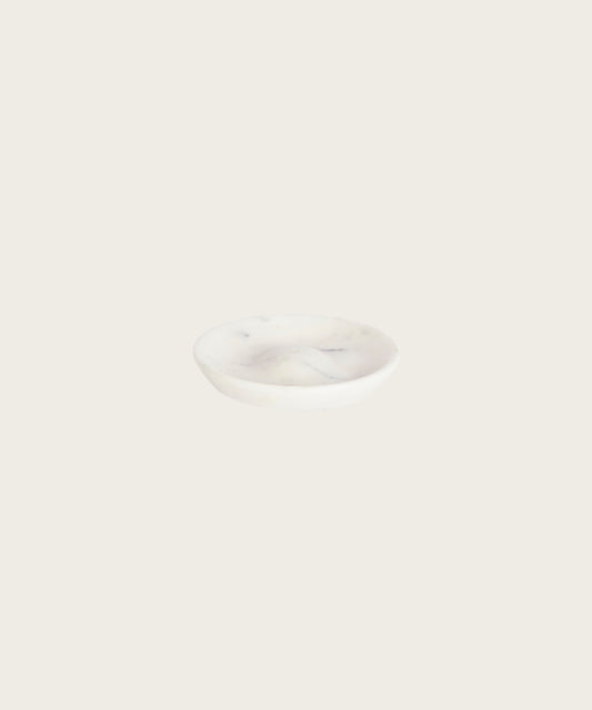 Porte encens rond blanc