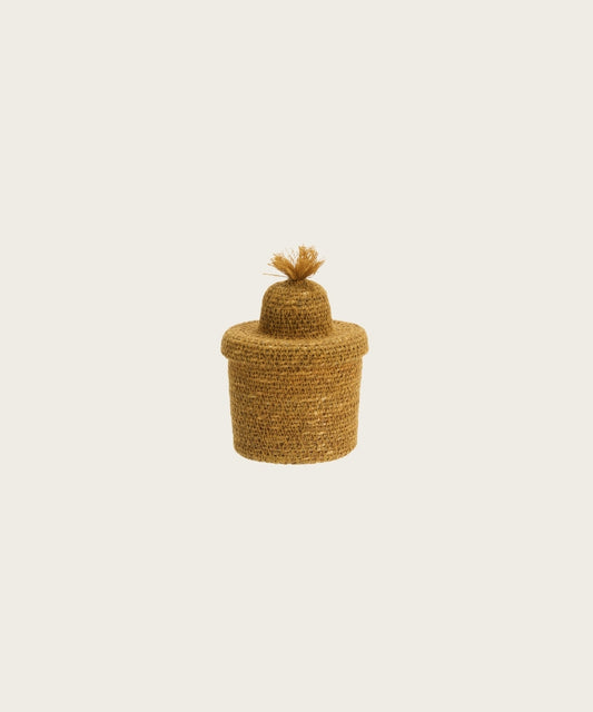 Panier couvercle jaune