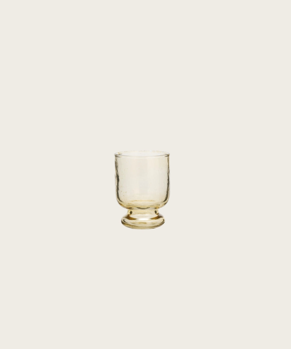 Verre martelle jaune