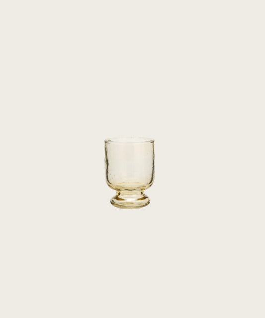 Verre martelle jaune