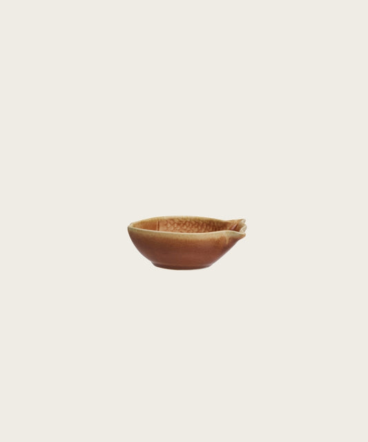 Plat poisson gres ocre