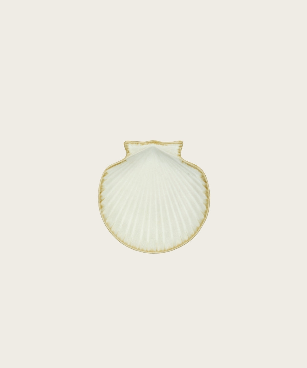 Plat coquillage d14 blanc
