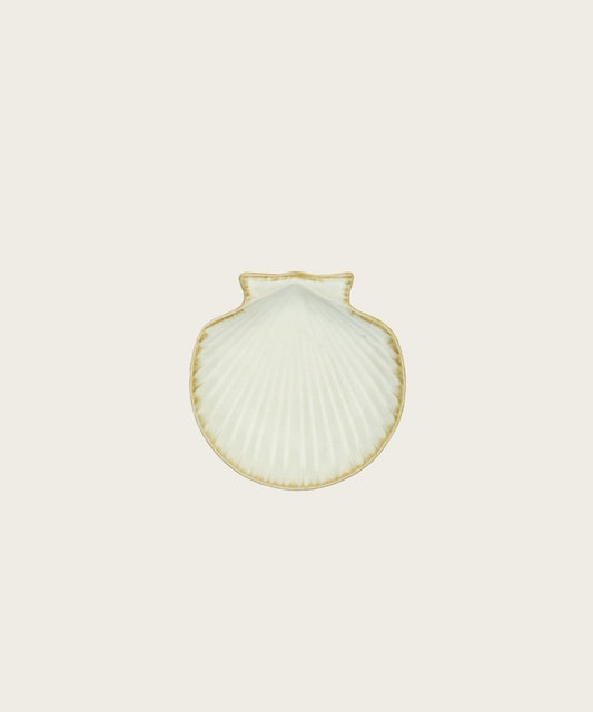 Plat coquillage d14 blanc