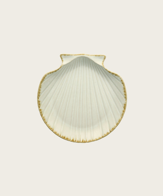 Plat coquillage d20 blanc