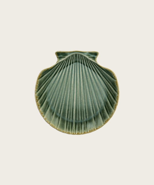 Plat coquillage d20 vert