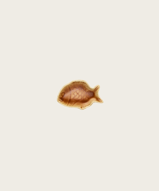 Plat gres poisson ocre
