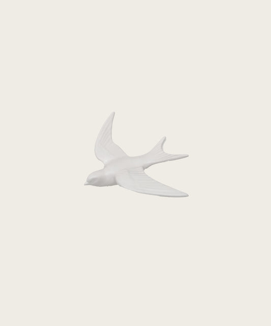 Oiseau décoratif blanc