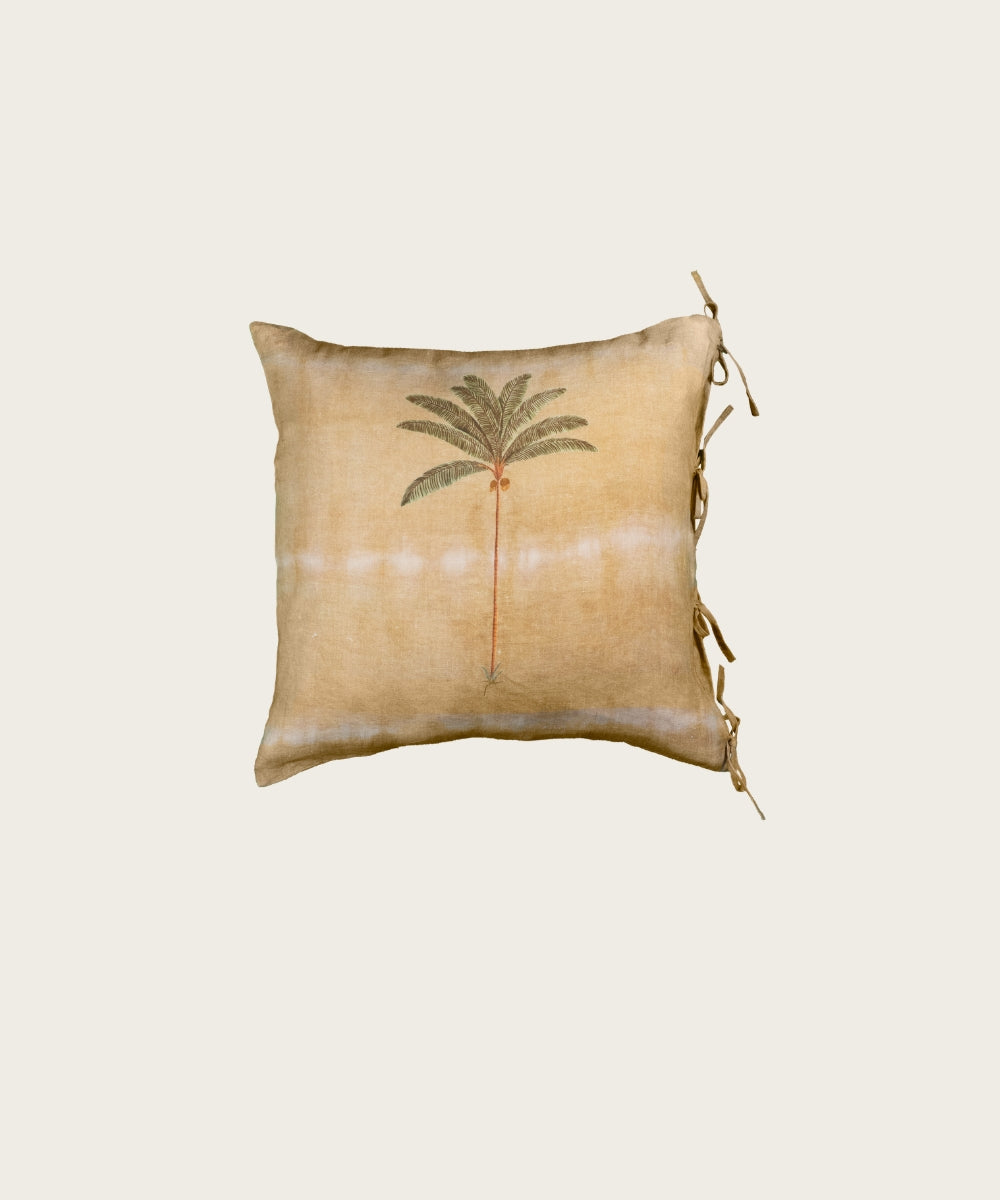 Housse avec nouettes 60x60 isis miel