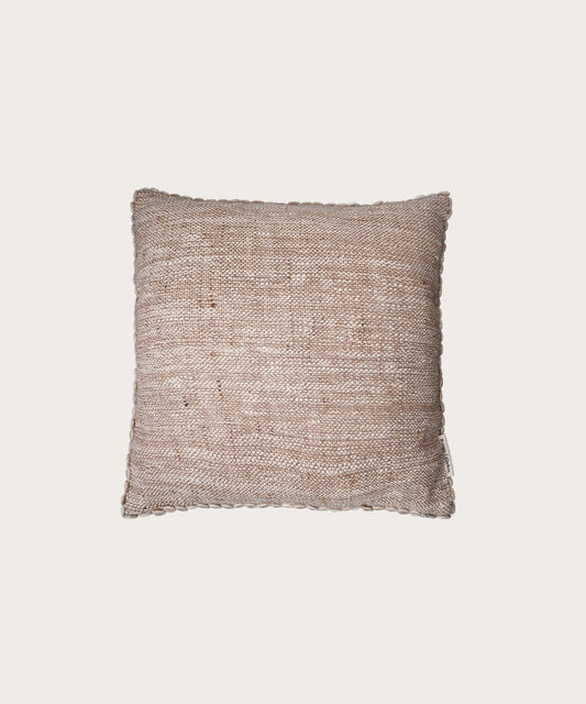 Housse 45x45 shell naturel