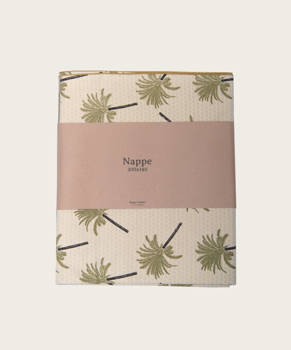 Nappe 250x140 palmira vert