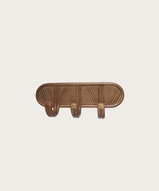 Patere Willy L40 - Marron