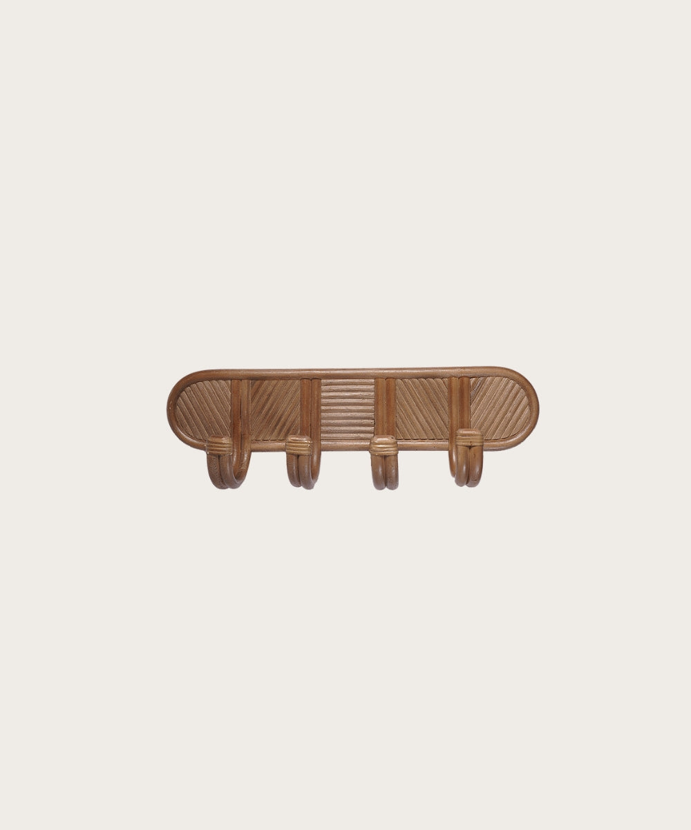 Patere Willy L49 - Marron