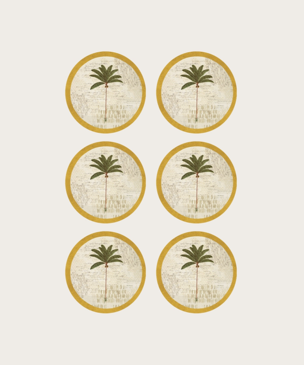 Sous verre isis sable x6